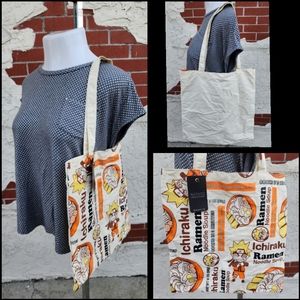 New Naruto RAMEN Ichiraku canvas tote bag Shippuden Collection